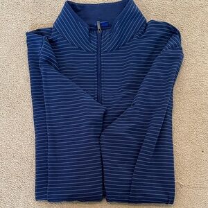 FootJoy Men's Blue Zip Up Sweater